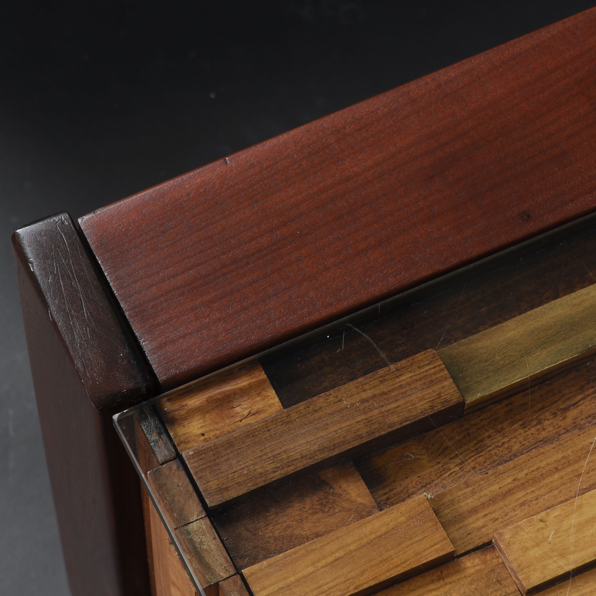 Percival Lafer Brazlian Modern rosewood end tables