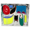Miro inspired Large scale multi-color abstract painting by William Haffner