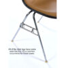 Typical wear on DSS Eames shell chair bases