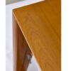Wheat finish maple wood china cabinet by Heywood Wakefield