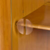 Etched glass handles