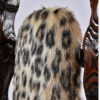 New faux leopard upholstery on Witco conquistador chair
