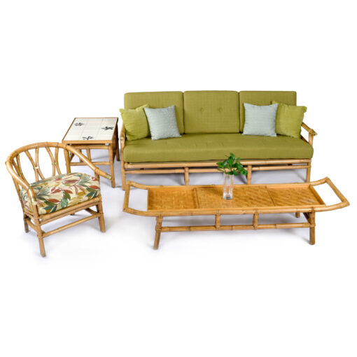 Fix Reeds Far Horizons vintage rattan patio lanai set