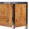 Beautifully figured wood grain on Pace Collection credenza
