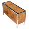 Vintage 1970s burl credenza by Pace Collection
