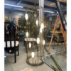 Lightolier birdcage raindrop waterfall floor lamp