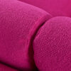 Pink vintage 1970s loveseat