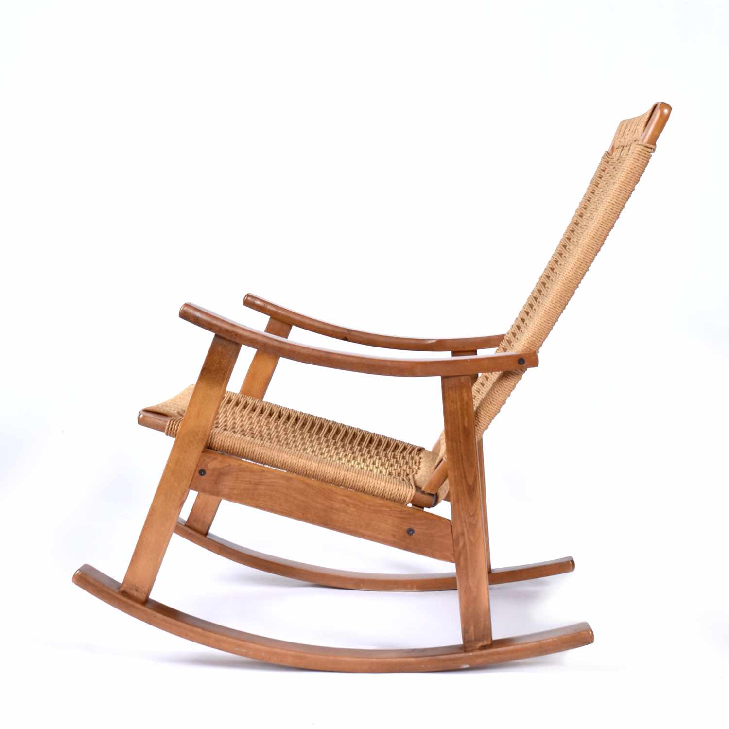 Woven seat rocking online chair