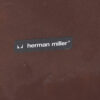 Herman Miller side table label
