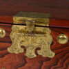 Latch on Asian rosewood chest