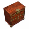 Top view of Asian rosewood chest nightstand