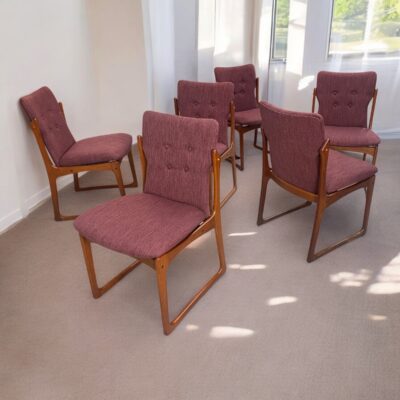 Vamdrup Stolefabrik Danish teak dining chairs