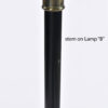 Stiffel floor lamp stem