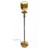 Greek Key brass floor lamps