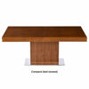 Compact Modloft Astor walnut dining table
