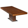 Expanding Modloft Astor dining table in walnut