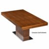 Expanding Modloft Astor dining table in walnut finish