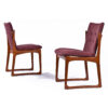 Vamdrup Stolefabrik Scandinavian teak dining chairs