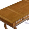 Refinished pecan wood top on Thomasville writing desk