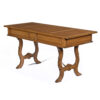 Back of vintage Thomasville pecan desk