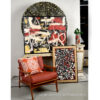 Pair of Michael Goldberg paintings