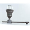 Vintage industrial warehouse factory lights by Russell Stoll of New York