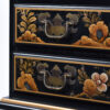 Hand painted detail on Maddox secretary writing desk
