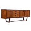 Refinished Mid-Century Modern Portwood English teak credenza