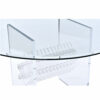Beveled edge on glass table top