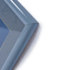 Original powder blue plastic coated picture frame