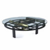 Kaizo Oto Design Institute steel geometric table