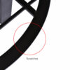 Scratches on black area of base