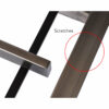 Scratches on steel bar