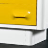 Yellow molded plastic handles Broyhill Chapter One tall dresser