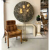 Mid-Century floor lamp amber diffusers