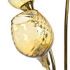 Vintage amber glass lamp diffusers