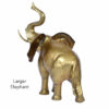 Good luck large scale brass elephant