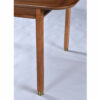 Vintage dining table legs with brass caps