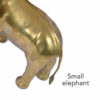 Patina on smaller elephants hind side