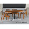 Adjustable height dining table