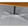 Chrome pedestal base table