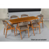 Convertible dining table adjustable height