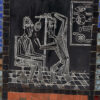 David Holleman Mid-Century Modern Mosaic Tile Art Panel with Sgraffito Illustrations - Image 8