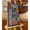 David Holleman Mid-Century Modern Mosaic Tile Art Panel with Sgraffito Illustrations - Image 3