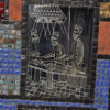 David Holleman Mid-Century Modern Mosaic Tile Art Panel with Sgraffito Illustrations - Image 10