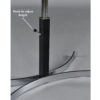 Table height adjusting knob
