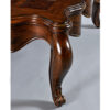 Cabriole leg on French Regency style Marge Carson coffee table