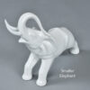 Smaller Pereiras of Portugal white ceramic elephant
