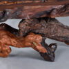 Rustic live edge wood slab coffee table