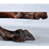 Rustic live edge wood slab coffee table